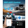 zhiroad automobilinis vaizdo registratorius 4K priekinė ir 1080p galinė kamera Wi-Fi Q20