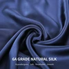 ZIMASILK šilkinė pagalvės užvalkalas, 100% morinės šilko, 19 Momme, 50 x 70 cm, tamsiai mėlynas, FR-19-5070-Navy