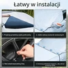 Zyluniy automobilio priekinio stiklo apsauga nuo šalčio, 230 × 120 cm