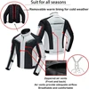 Zyxformis vyriška moto striukė, atspari vandeniui ir vėjui, ilgos rankovės, balta, ZY07-Baltas-XL
