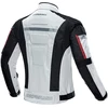 Zyxformis vyriška moto striukė, atspari vandeniui ir vėjui, ilgos rankovės, balta, ZY07-Baltas-XL