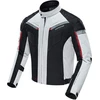 Zyxformis vyriška moto striukė, atspari vandeniui ir vėjui, ilgos rankovės, balta, ZY07-Baltas-XL