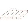 Klijuotas ąžuolinis skydas (solid) 40x650x1000