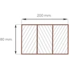 Klijuoti Maumedžio konstrukciniai brusai SOLID 80x200x3000