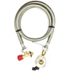 1 m LPG pildymo žarnos komplektas Campingaz 901 / 904 / 907 į 20 mm Clip-On adapterį