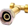 3 krypčių T formos LPG propano dujų skirstytuvas 21,8 mm LH (KLF / Shell tipo dujų balionams)
