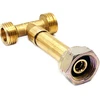 3 krypčių T formos LPG propano dujų skirstytuvas 21,8 mm LH (KLF / Shell tipo dujų balionams)