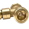 3 krypčių T formos LPG propano dujų skirstytuvas 21,8 mm LH (KLF / Shell tipo dujų balionams)
