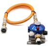30 mbar LPG dujų slėgio reguliatorius su 80 cm aukšto slėgio žarna W20 RH × 20 mm LH kemperiams ir valtims