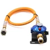 30 mbar LPG dujų slėgio reguliatorius su 1,5 m aukšto slėgio žarna W20 RH × 20 mm LH (M20×1,5) kemperiams ir valtims
