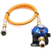 30 mbar LPG dujų slėgio reguliatorius su 1,5 m aukšto slėgio žarna W20 RH × 20 mm LH (M20×1,5) kemperiams ir valtims