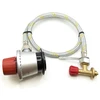 Campingaz 901 / 904 / 907 pildymo adapteris su 35 mm Jumbo Clip-On adapteriu ir 1,5 m plienu armuota žarna