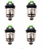 DN Autogas Parts CNG LPG 4 vnt purkštukų MED GI25-65 žali AMP Type Sequent