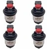 DN Autogas Parts CNG LPG 4 vnt purkštukų MED GI25-65 raudoni AMP Type Sequent