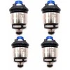 DN Autogas Parts CNG LPG 4 vnt purkštukų MED GI25-65 mėlyni AMP Type Sequent
