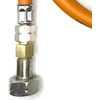 LPG aukšto slėgio dujų žarna 1,5 m su 27 mm Clip-On adapteriu ir Campingaz 901 / 904 / 907 jungtimi