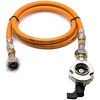 LPG aukšto slėgio dujų žarna 1,5 m su 27 mm Clip-On adapteriu, 21,8 mm LH