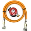 LPG aukšto slėgio dujų žarna 1,5 m su 35 mm Jumbo Clip-On propano adapteriu (4kg/h)