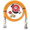 LPG aukšto slėgio dujų žarna 1,5 m su 35 mm Jumbo Clip-On propano adapteriu (4kg/h) ir Campingaz 901 / 904 / 907 jungtimi