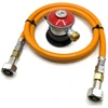 LPG aukšto slėgio dujų žarna 1,5 m su 35 mm Jumbo Clip-On propano adapteriu (4kg/h)