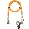 LPG aukšto slėgio dujų žarna 80 cm su 27 mm kampiniu Clip-On adapteriu, 21,8 mm LH