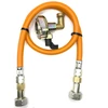 LPG aukšto slėgio dujų žarna 80 cm su 27 mm kampiniu Clip-On adapteriu, 21,8 mm LH