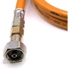 LPG aukšto slėgio oranžinė dujų žarna 1,5 m, 21,8 mm LH × 21,8 mm LH