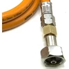 LPG aukšto slėgio oranžinė dujų žarna 1,5 m, 21,8 mm LH × 21,8 mm LH, skirta Campingaz 901 / 904 / 907 balionams