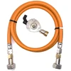 LPG aukšto slėgio oranžinė dujų žarna 1,5 m su 21 mm Clip-On adapteriu, 21,8 mm LH