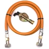 LPG aukšto slėgio oranžinė dujų žarna 80 cm su 20 mm Clip-On adapteriu, 21,8 mm LH
