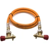 LPG aukšto slėgio oranžinė dujų žarna 80 cm, 21,8 mm LH × 21,8 mm LH, skirta Campingaz 901 / 904 / 907 balionams
