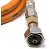 LPG aukšto slėgio oranžinė dujų žarna 80 cm, skirta Campingaz 901 / 904 / 907 balionams