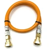 LPG aukšto slėgio oranžinė dujų žarna 80 cm W20 RH × W20 RH kemperiams ir dujų reguliatoriams