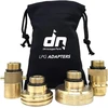 LPG Autogas pildymo adapterių rinkinys M22 (21,8 mm) ACME + DISH + Bayonet + Euronozzle su DN Autogas Parts transportavimo krepšeliu