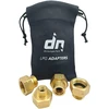 LPG dujų adapterių rinkinys 4 dalių G.12 (KLF) Europai žalvarinis su DN Autogas Parts transportavimo krepšeliu