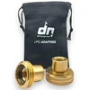 LPG dujų balionų pildymo adapterių rinkinys ACME + DISH M22 (21,8 mm) su DN Autogas Parts transportavimo krepšeliu
