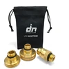 LPG/GPL Autogas adapterių rinkinys M22 (21,8 mm) ACME + DISH + Euronozzle su DN Autogas Parts transportavimo krepšeliu
