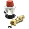 LPG JUMBO Clip-On adapteris 35 mm G.56 į G.2 (W21,8 x 1/14") + Bayonet adapteris dujų balionams