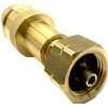 LPG JUMBO Clip-On adapteris 35 mm G.56 į G.2 (W21,8 x 1/14") + Euronozzle adapteris dujų balionams