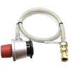 LPG lanksti armuota plieninė aukšto slėgio žarna 1 m su 35 mm Jumbo Clip-On adapteriu