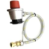 LPG lanksti armuota plieninė aukšto slėgio žarna 1,5 m su 35 mm Jumbo Clip-On adapteriu