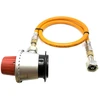 LPG propano aukšto slėgio žarna 80 cm su 35 mm Jumbo adapteriu G.56 × G.2