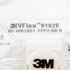 3M respiratorius su vožtuvu 9162E FFP2 (filtruoja > 94% dalelių)