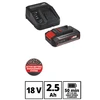 Einhell akumuliatoriaus ir kroviklio rinkinys 18V 2,5 Ah Power X-Change