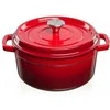Grand Feu Grandfeu puodas su dangčiu, raudonas, 3,5l