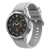 Išmanusis laikrodis Samsung Galaxy Watch 4 Classic LTE (46 mm), Sidabrinės spalvos korpusas su pilkos spalvos dirželiu