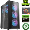 Stacionarus kompiuteris Stacionarus žaidimų kompiuteris Varlė Gaming | AMD Ryzen 5 5500 + GeForce RTX 3050 6GB | 16 GB RAM | 500GB SSD M.2