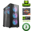 Stacionarus žaidimų kompiuteris Varlė Gaming PC | AMD Ryzen 7 9800X3D + RTX 5070 12GB | 32GB DDR5 | 1TB NVMe SSD | (Juodas)