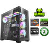 Stacionarus žaidimų kompiuteris Varlė Gaming PC Žaidimų Kompiuteris AMD Ryzen 7 7800x3d + RTX 5070ti 16GB | 32GB DDR5 | 1TB NVMe SSD + 3TB HDD
