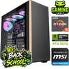 Stacionarus žaidimų kompiuteris Varlė Gaming PC Powered by MSI Back To School | AMD Ryzen 5 9600X + RTX 5070 | 32 GB DDR5 | 1 TB M.2 NVMe
